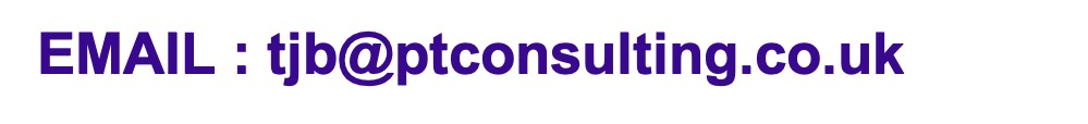Email : tjb@ptconsulting.co.uk 